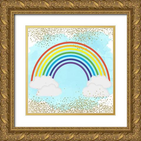 Somewhere 2 Gold Ornate Wood Framed Art Print with Double Matting by Allen, Kimberly