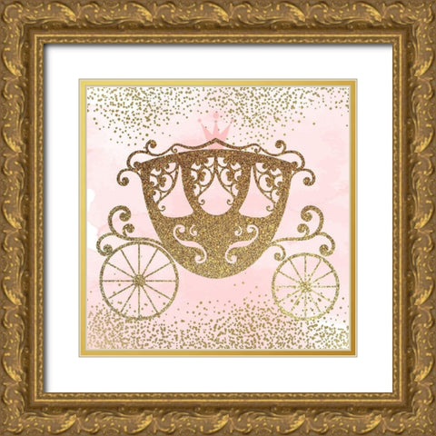Little Princess Pink 3. Gold Ornate Wood Framed Art Print with Double Matting by Allen, Kimberly