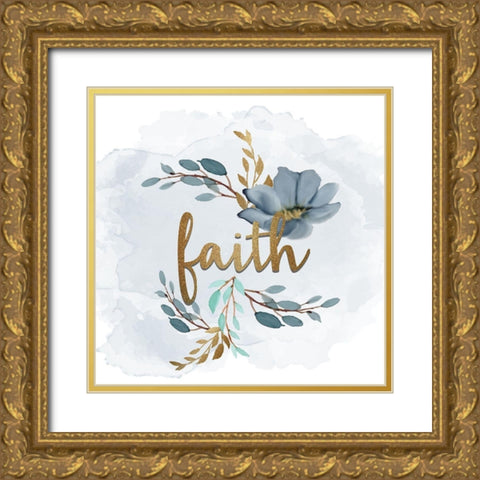 What Matters 2 Gold Ornate Wood Framed Art Print with Double Matting by Allen, Kimberly