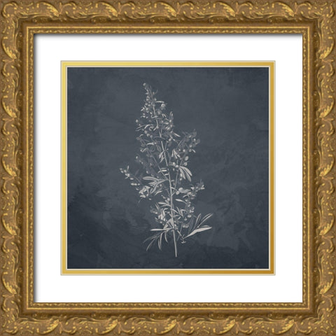 Plant 2 Gold Ornate Wood Framed Art Print with Double Matting by Allen, Kimberly