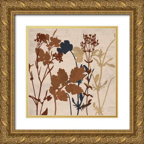 Fall 2 Gold Ornate Wood Framed Art Print with Double Matting by Allen, Kimberly