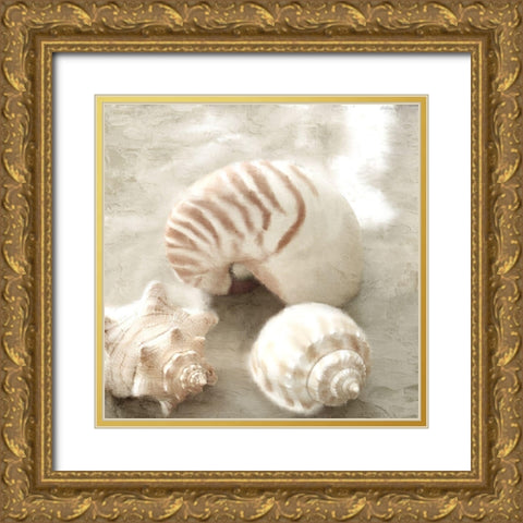 In the Sand Gold Ornate Wood Framed Art Print with Double Matting by Allen, Kimberly