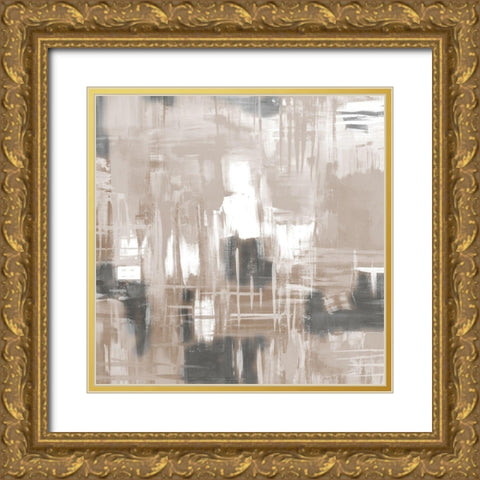 Neutral 1 Gold Ornate Wood Framed Art Print with Double Matting by Allen, Kimberly