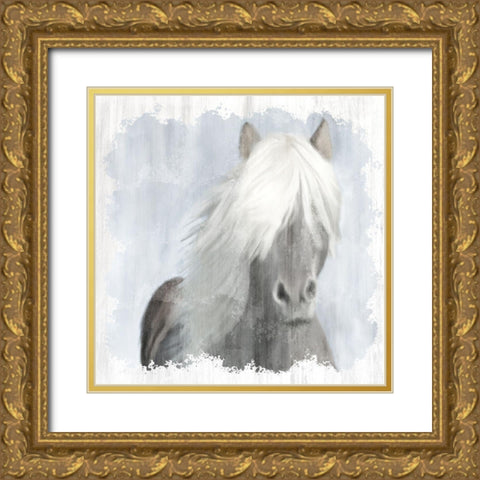 Mane Gold Ornate Wood Framed Art Print with Double Matting by Allen, Kimberly