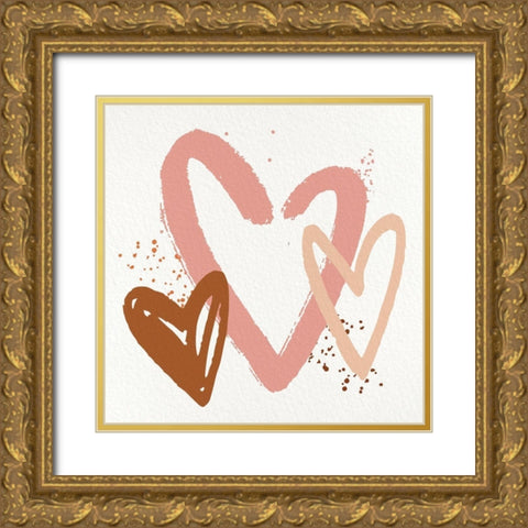 Hopeful 2 V3 Gold Ornate Wood Framed Art Print with Double Matting by Allen, Kimberly