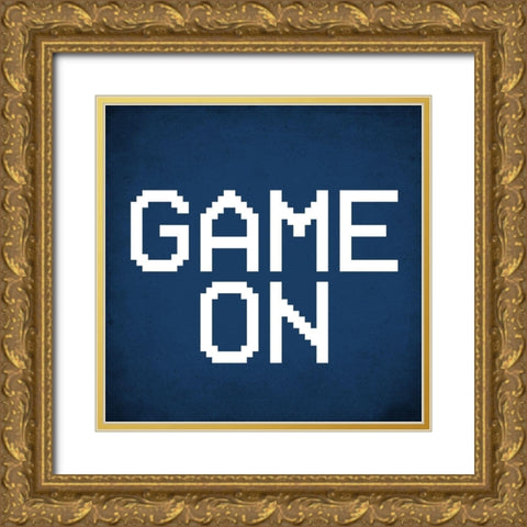 Eat Game 3 Gold Ornate Wood Framed Art Print with Double Matting by Allen, Kimberly