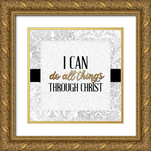 I Am 2 Gold Ornate Wood Framed Art Print with Double Matting by Allen, Kimberly