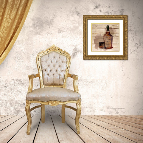 Whiskey 2 Gold Ornate Wood Framed Art Print with Double Matting by Allen, Kimberly