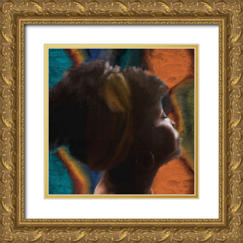 Renew Gold Ornate Wood Framed Art Print with Double Matting by Allen, Kimberly