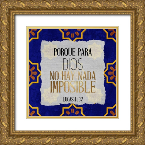 En Cuanto 3 Gold Ornate Wood Framed Art Print with Double Matting by Allen, Kimberly