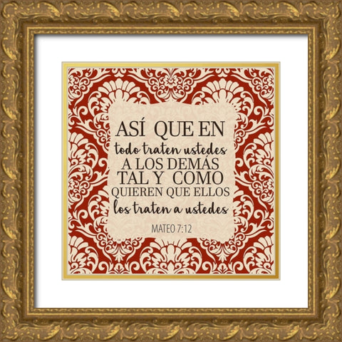 Hacer 2 Gold Ornate Wood Framed Art Print with Double Matting by Allen, Kimberly