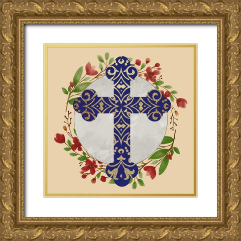 Todas Vuestras 2 Gold Ornate Wood Framed Art Print with Double Matting by Allen, Kimberly