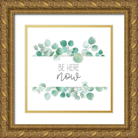 Eucalyptus Mood 2 Gold Ornate Wood Framed Art Print with Double Matting by Allen, Kimberly