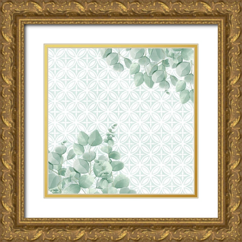 Eucalyptus Mood 7 Gold Ornate Wood Framed Art Print with Double Matting by Allen, Kimberly
