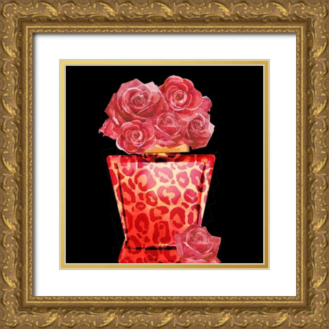 Girl Boss Leopard 3 Gold Ornate Wood Framed Art Print with Double Matting by Allen, Kimberly