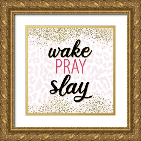 Believe Sparkle 3 Gold Ornate Wood Framed Art Print with Double Matting by Allen, Kimberly