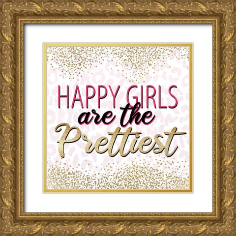 Believe Sparkle 4 Gold Ornate Wood Framed Art Print with Double Matting by Allen, Kimberly