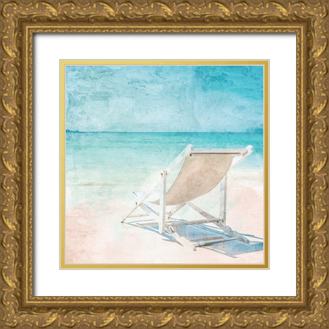 At the Shore Gold Ornate Wood Framed Art Print with Double Matting by Allen, Kimberly