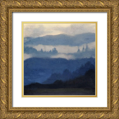 Mountain Range 2 Gold Ornate Wood Framed Art Print with Double Matting by Allen, Kimberly