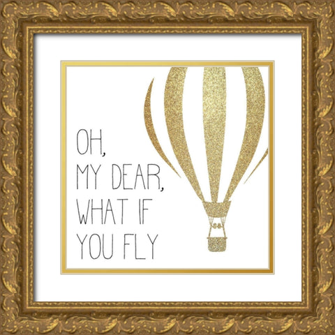 You will Fly 2 Gold Ornate Wood Framed Art Print with Double Matting by Allen, Kimberly