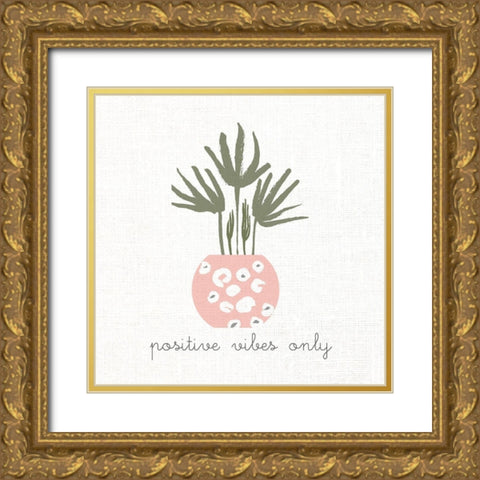 Good Things 3 Gold Ornate Wood Framed Art Print with Double Matting by Allen, Kimberly