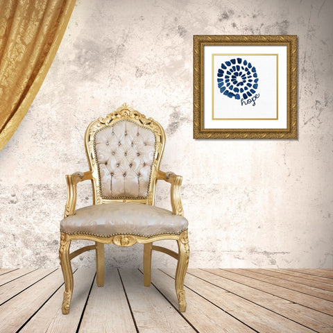 Hope Spot Gold Ornate Wood Framed Art Print with Double Matting by Allen, Kimberly