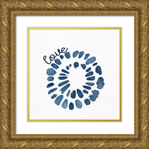 Love Spot Gold Ornate Wood Framed Art Print with Double Matting by Allen, Kimberly