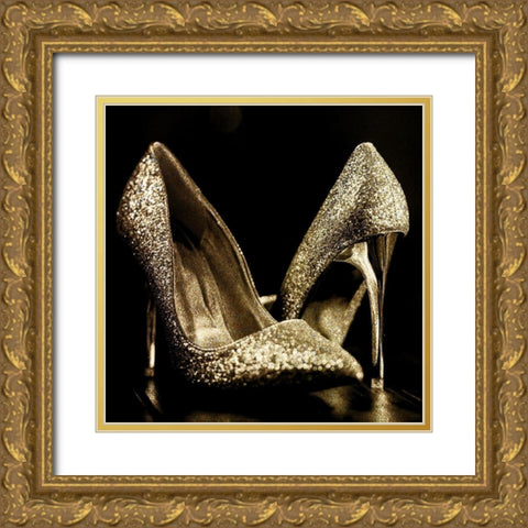 All Glam 2 Gold Ornate Wood Framed Art Print with Double Matting by Allen, Kimberly