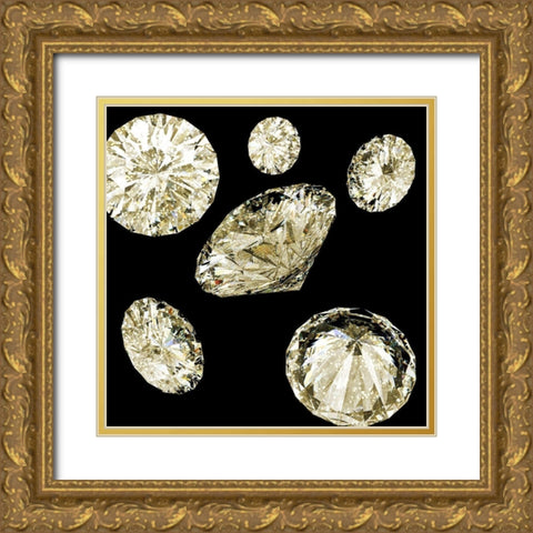 All Glam 3 Gold Ornate Wood Framed Art Print with Double Matting by Allen, Kimberly