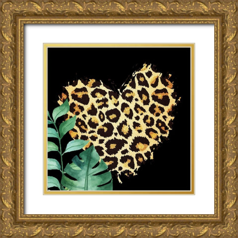 Wild 3 Gold Ornate Wood Framed Art Print with Double Matting by Allen, Kimberly