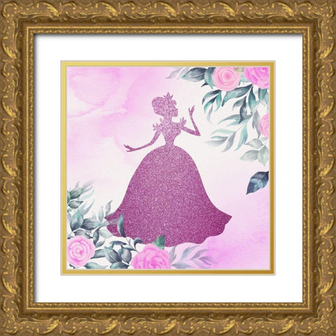 You Are Beautiful 1 Gold Ornate Wood Framed Art Print with Double Matting by Allen, Kimberly