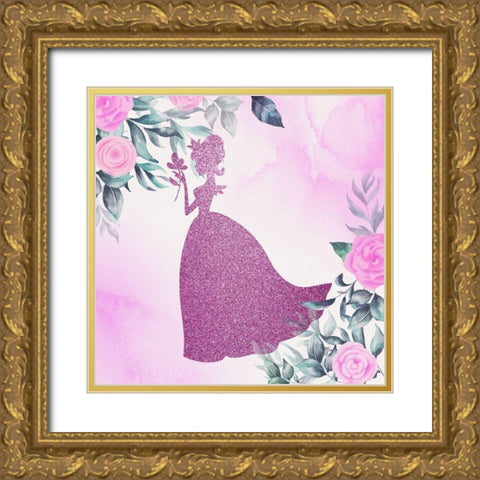 You Are Beautiful 3 Gold Ornate Wood Framed Art Print with Double Matting by Allen, Kimberly