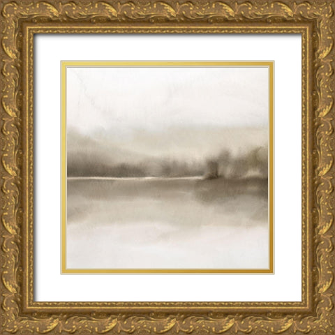 The View Gold Ornate Wood Framed Art Print with Double Matting by Allen, Kimberly