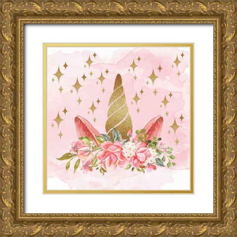 Believe in Magic 2 Gold Ornate Wood Framed Art Print with Double Matting by Allen, Kimberly