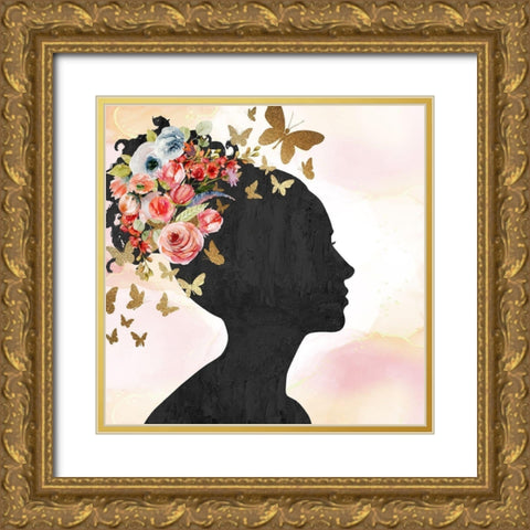 Small Things 1 Gold Ornate Wood Framed Art Print with Double Matting by Bailey, Ann