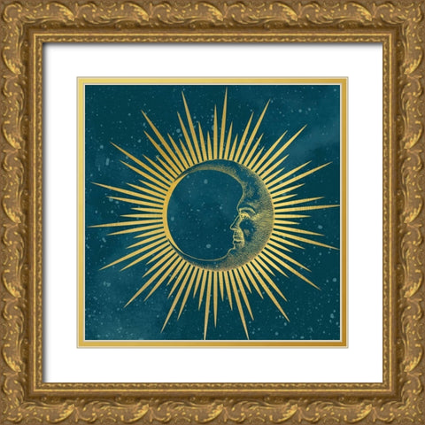 Moon Child 3 Gold Ornate Wood Framed Art Print with Double Matting by Allen, Kimberly