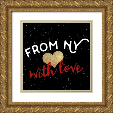 From NY 3 Gold Ornate Wood Framed Art Print with Double Matting by Allen, Kimberly