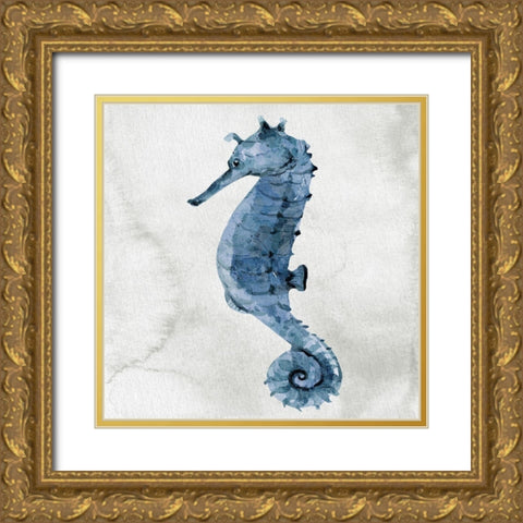 Sea Life 1 Gold Ornate Wood Framed Art Print with Double Matting by Allen, Kimberly