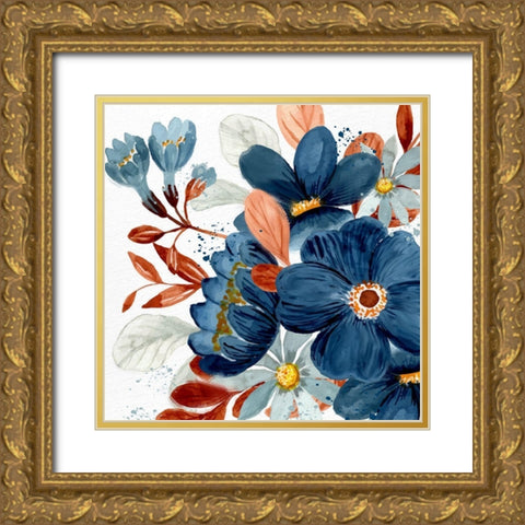 Wildflower View  2 Gold Ornate Wood Framed Art Print with Double Matting by Allen, Kimberly