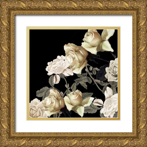 Elegance 2 Gold Ornate Wood Framed Art Print with Double Matting by Allen, Kimberly