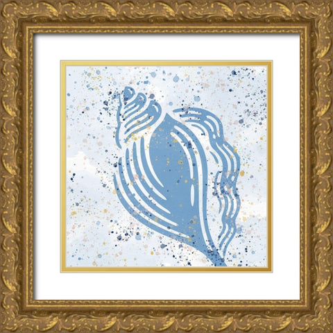 Spotted Sea 2 Gold Ornate Wood Framed Art Print with Double Matting by Allen, Kimberly