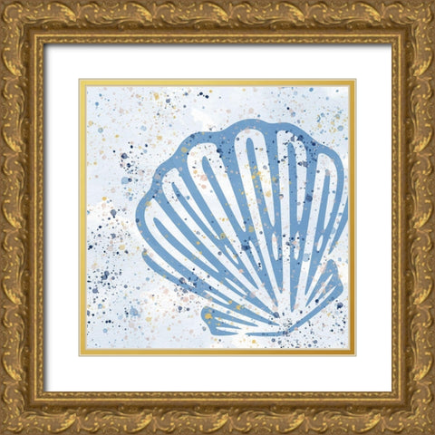 Spotted Sea 4 Gold Ornate Wood Framed Art Print with Double Matting by Allen, Kimberly