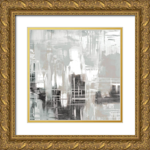 Abstract Space 1 Gold Ornate Wood Framed Art Print with Double Matting by Allen, Kimberly