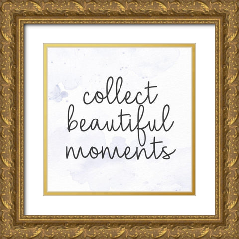 Collect Gold Ornate Wood Framed Art Print with Double Matting by Allen, Kimberly