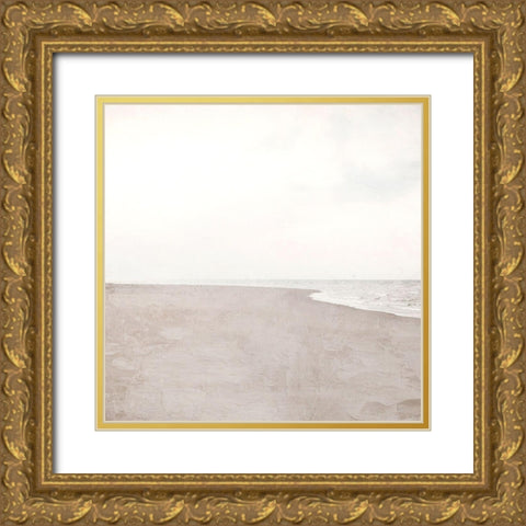 Morning Sand Gold Ornate Wood Framed Art Print with Double Matting by Allen, Kimberly