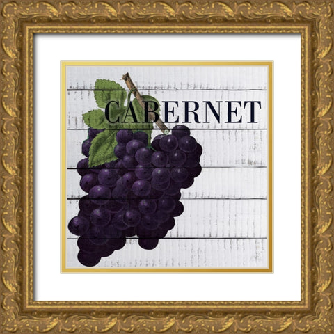 The Best Wine 4 Gold Ornate Wood Framed Art Print with Double Matting by Allen, Kimberly