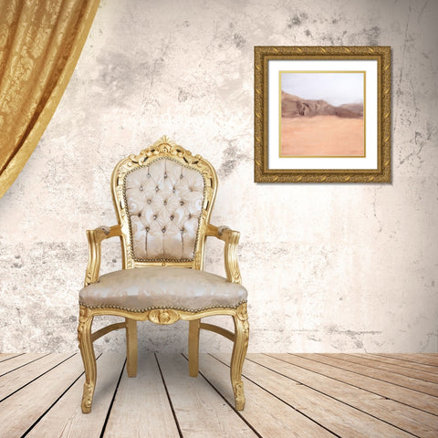 Desert Scape Gold Ornate Wood Framed Art Print with Double Matting by Allen, Kimberly