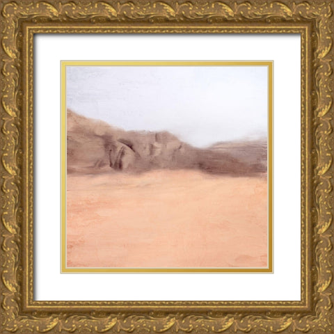 Desert Scape Gold Ornate Wood Framed Art Print with Double Matting by Allen, Kimberly