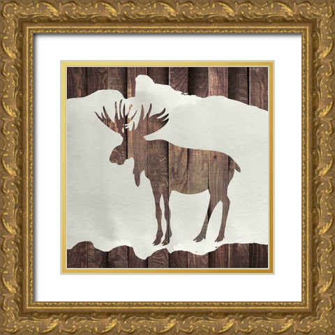 Forest Walk 2 Gold Ornate Wood Framed Art Print with Double Matting by Allen, Kimberly