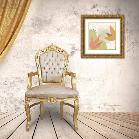 Rattan Organic 1 Gold Ornate Wood Framed Art Print with Double Matting by Allen, Kimberly